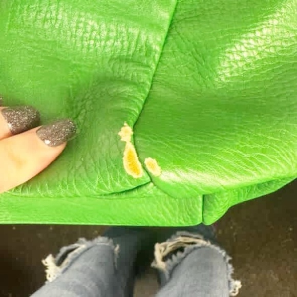 💚Olivia+Joy Emerald Green Vegan Leather Large Structured Work Tote💚 - Picture 16 of 16